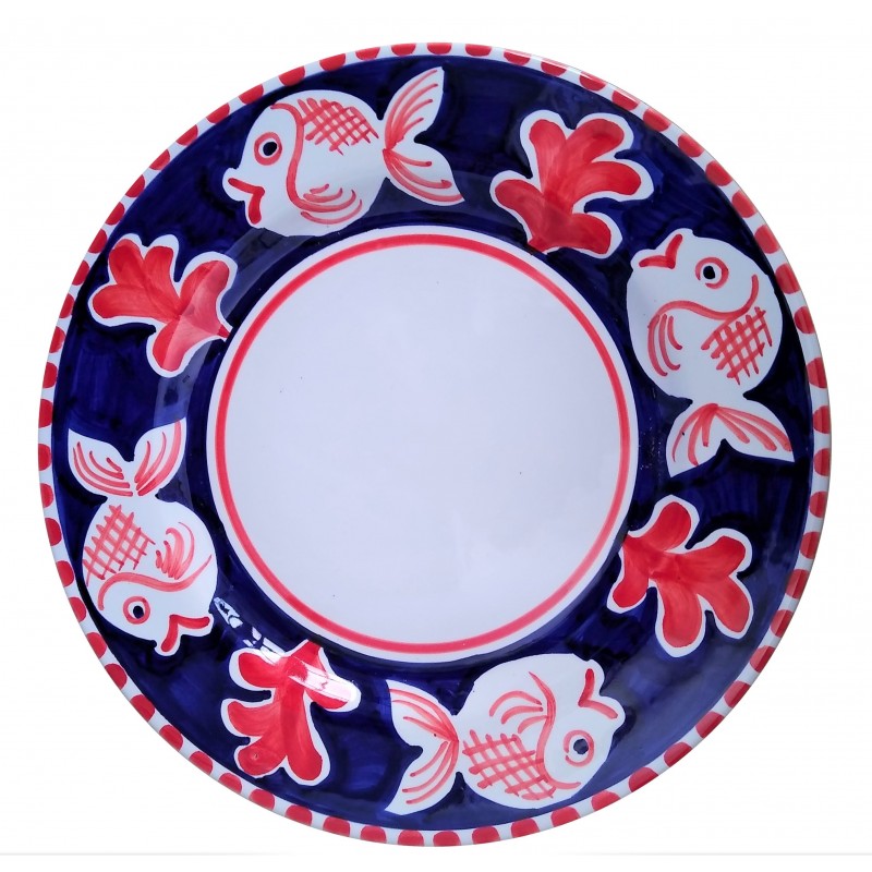 Ceramic Plate in Fish