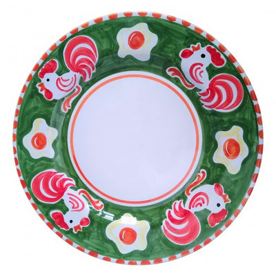 Ceramic Plate in Rooster