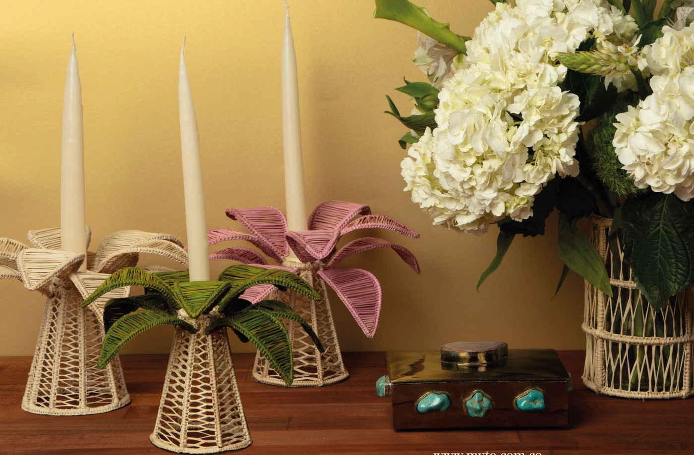 Palm Tree Candle Holders (Various Sizes)