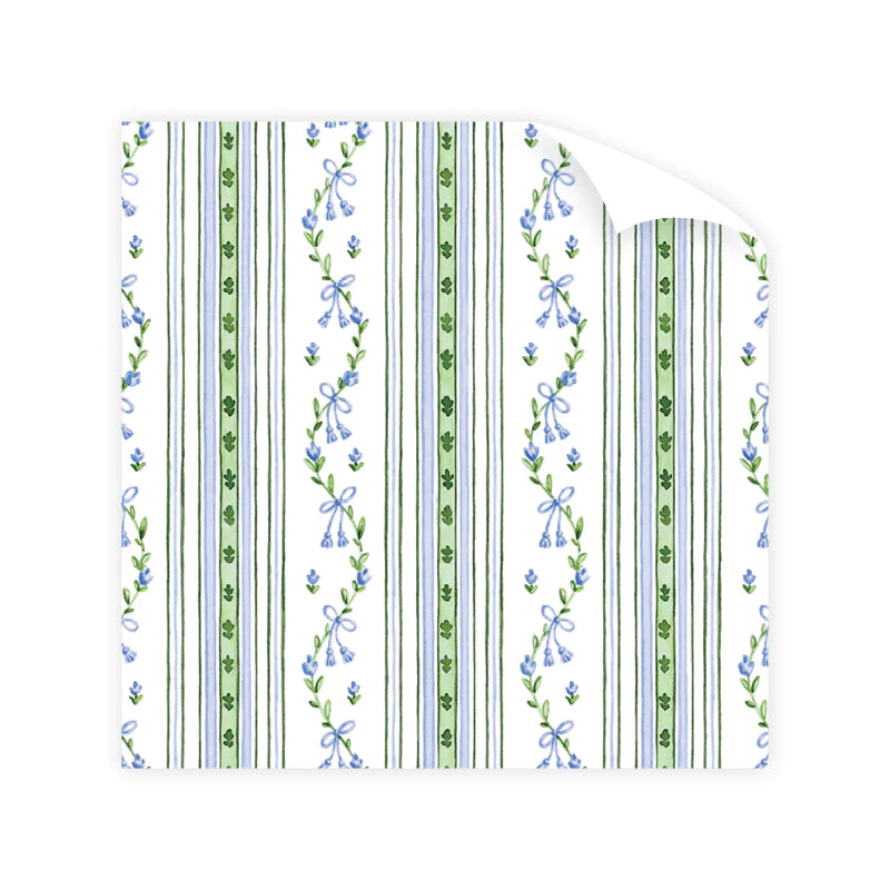 Broderie Bleue Wrapping Paper