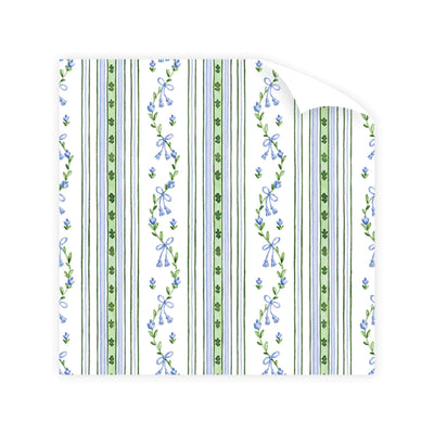 Broderie Bleue Wrapping Paper
