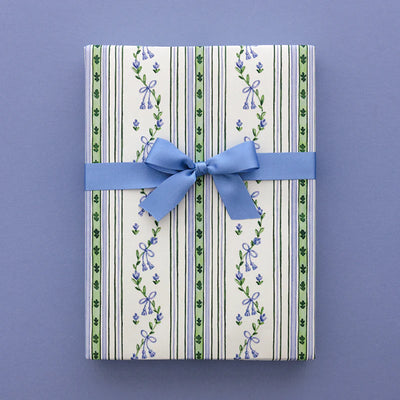 Broderie Bleue Wrapping Paper