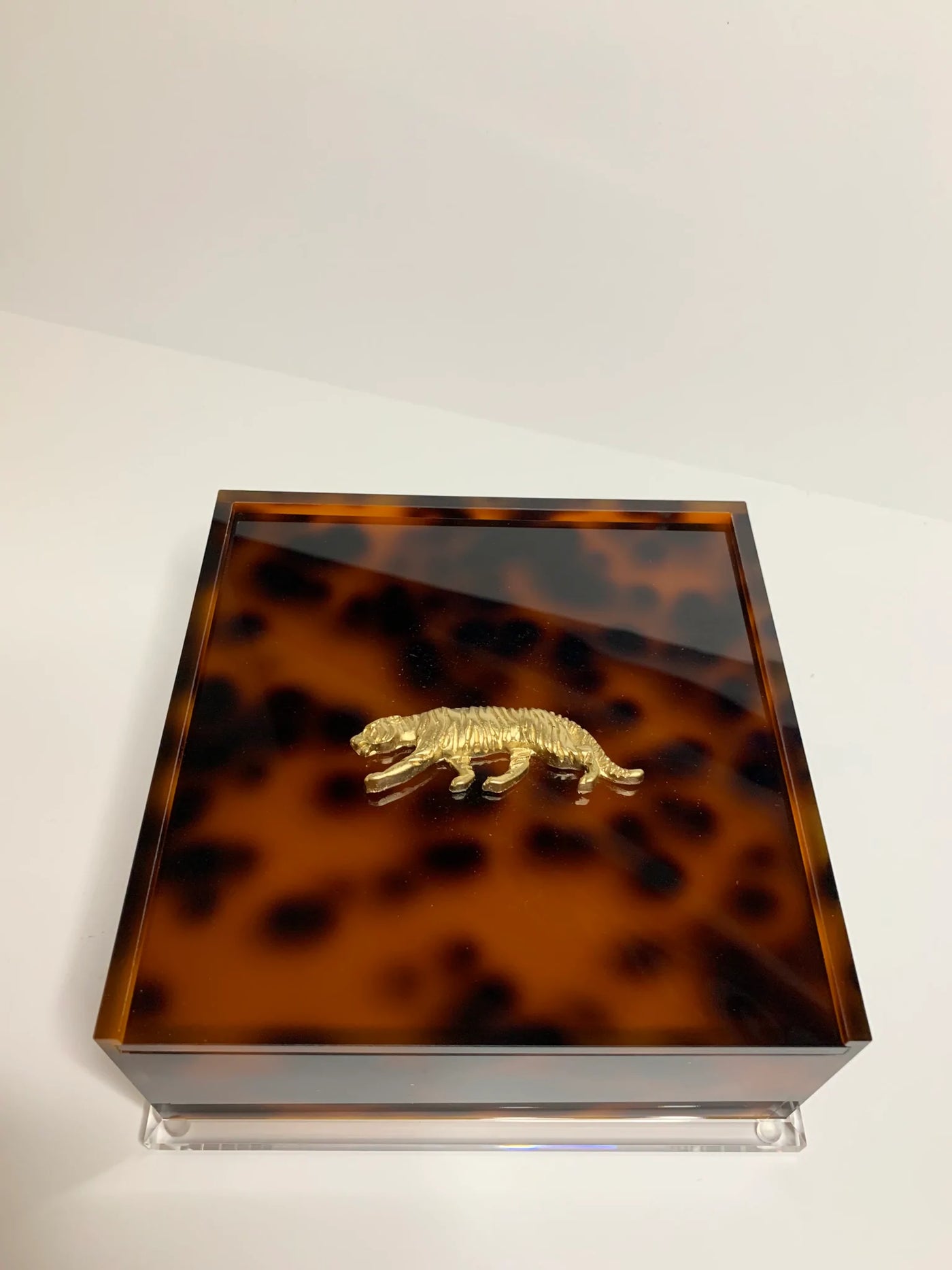 Tiger Cocktail Napkin Box