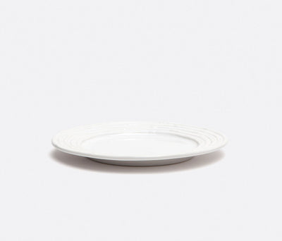 Gia White Bamboo Dinner Plate