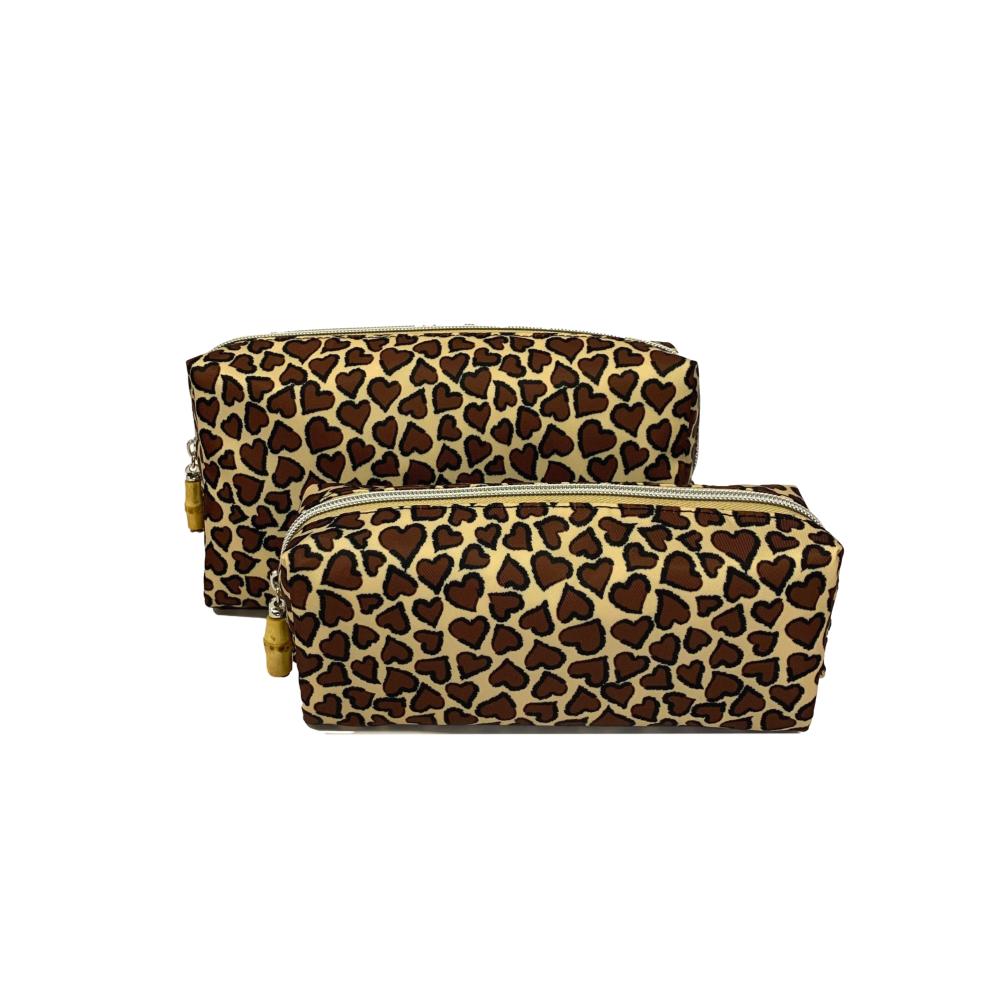 Cheetah Heart Duo Bag