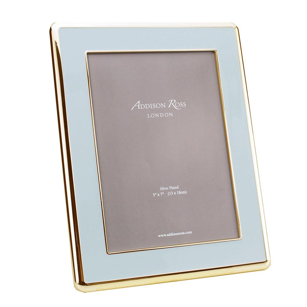 5x5 Powder Blue & Gold Frame – Odd McLean