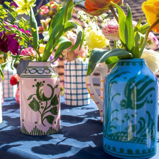 Floral Vases (Various Colors)