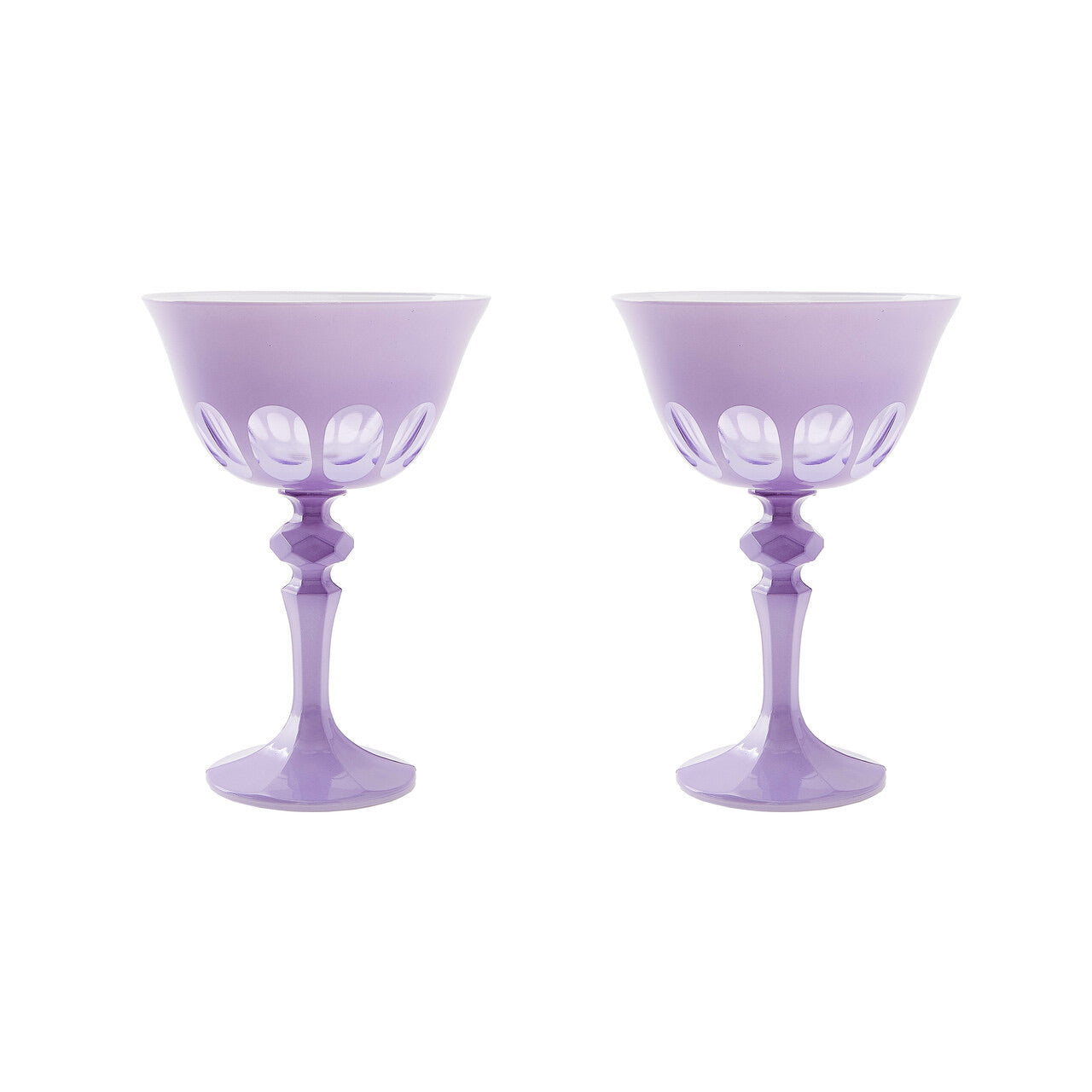 Rialto Coupe Glass in Lupine