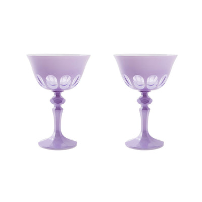 Rialto Coupe Glass in Lupine