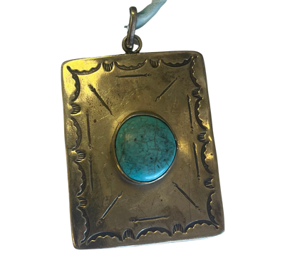 Silver & Turquoise Ornament