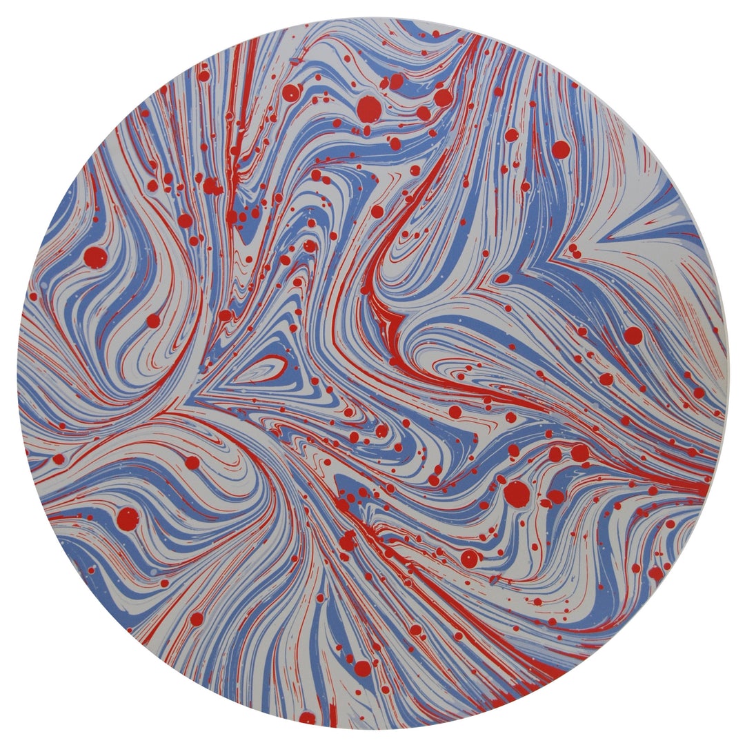 Blue & Red Marble Placemat