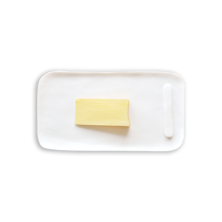 Sculpt Large Serving Board with Cheese Spreader
