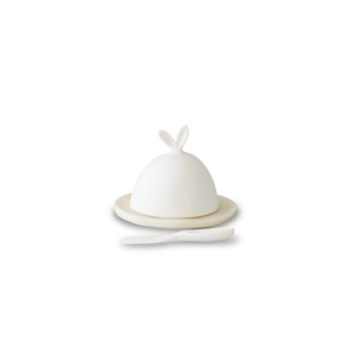 Lapin Butter Dish with Spreader