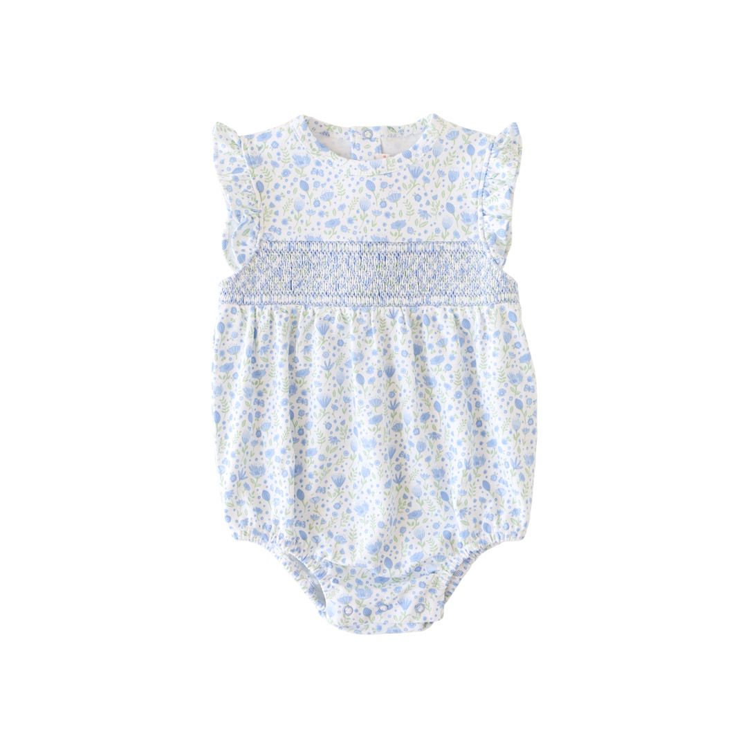 Floral Bee Smocked Bubble