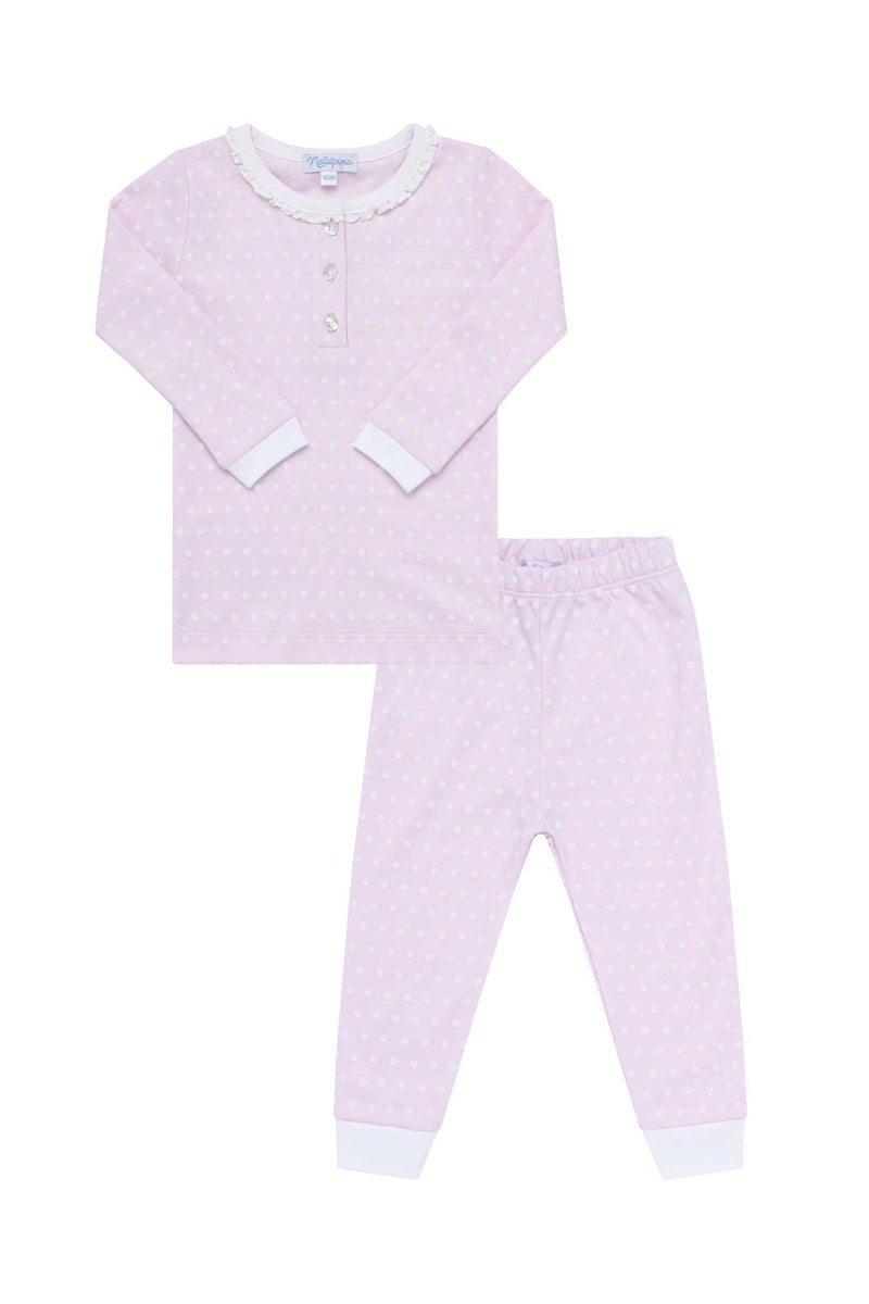 Pink Polka Dot Pajamas