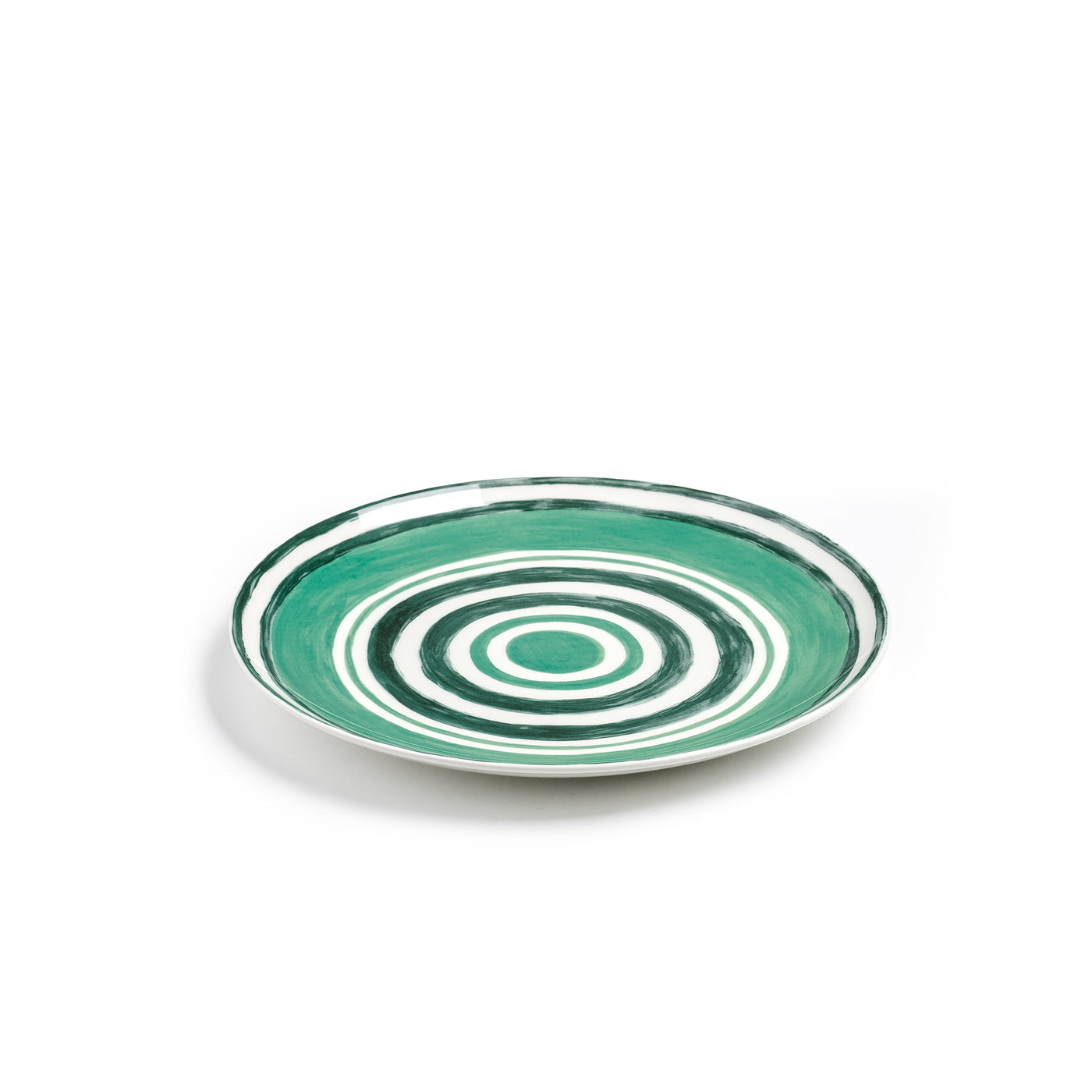 Maze Dinner Plate in Green